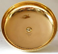 Ornate French antique solid silver gilt Gothic Chapel Set